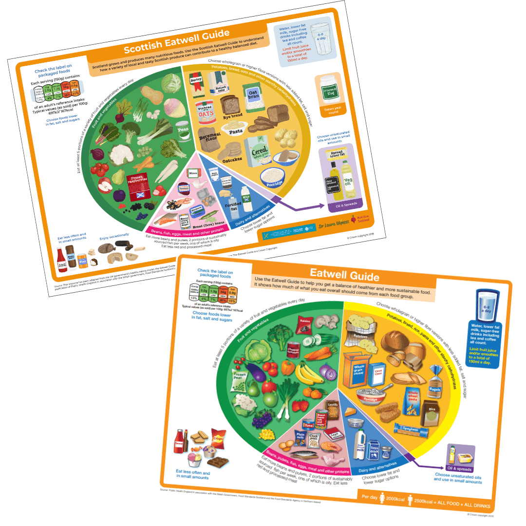 The Differences Between The Uk Eatwell Guide And The Scottish Eatwell Guide Dr Laura Wyness 7291